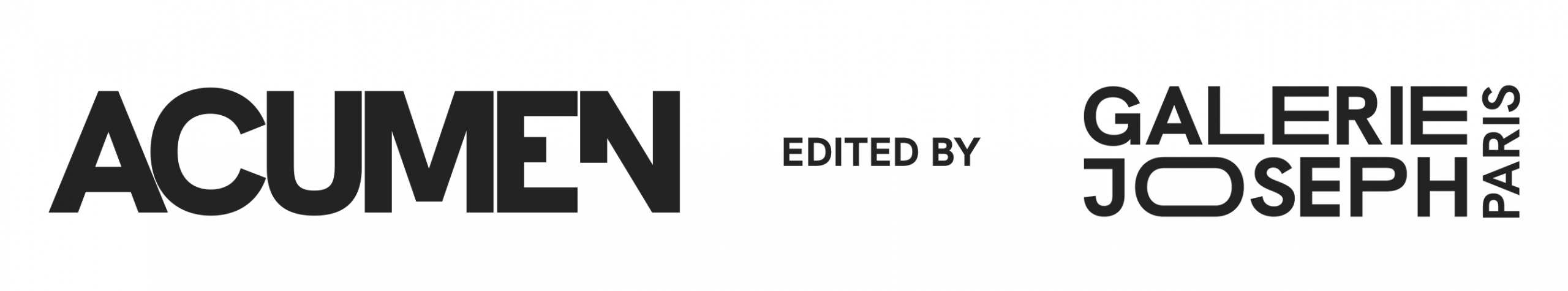 logo galerie joseph x acumen
