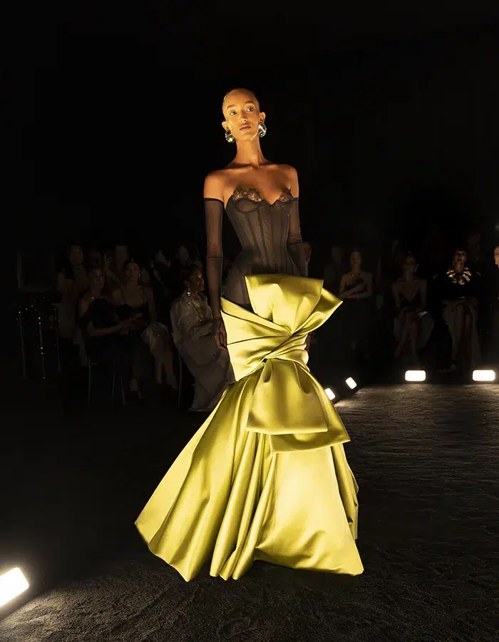 schiaparelli gold dress Schiaparelli: when fashion refuses to stay tame shootmodel: jazmin nichol